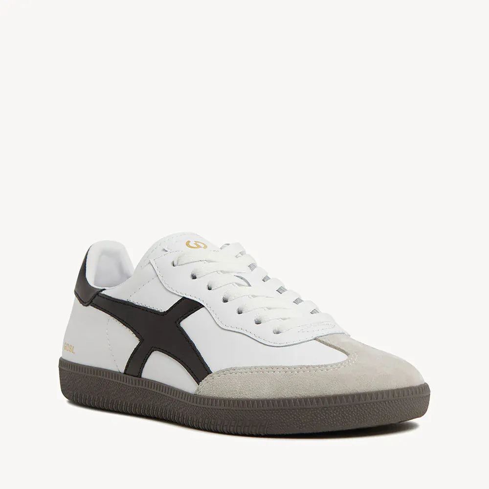 Goodsole Footwear 2001 Crossroads - White/Black Leather