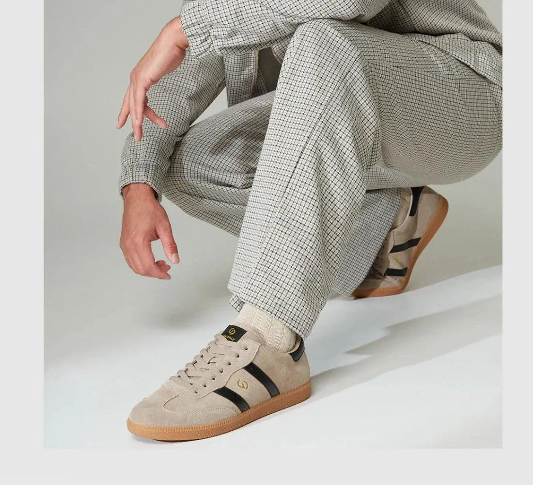 Goodsole Footwear 2001 Parallel Mushroom/ Black Suede