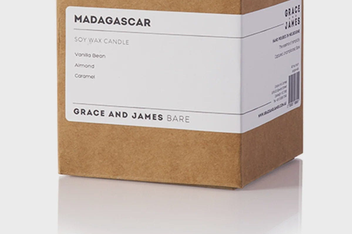 Grace & James Candles Grace & James | Bare Candle - Madagascar 80hr