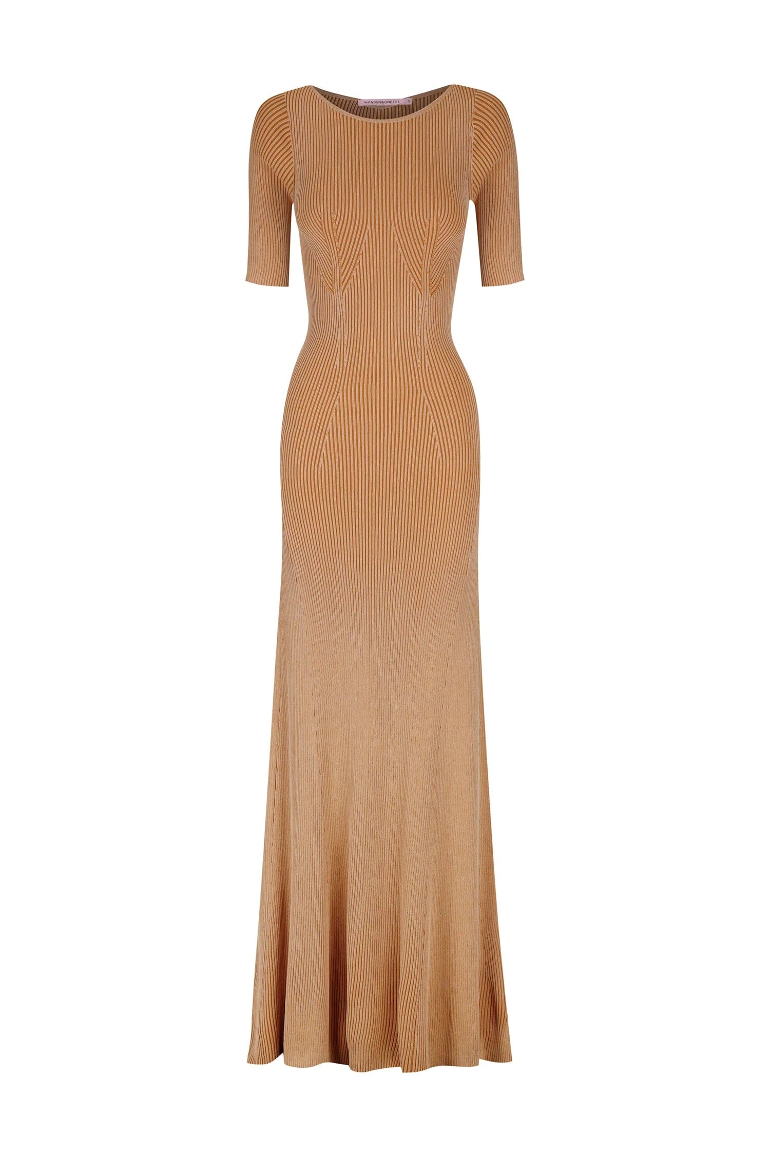 Hansen & Gretel Dresses - Knit Hansen & Gretel | Zaina Knit Dress - Cocoa Butter