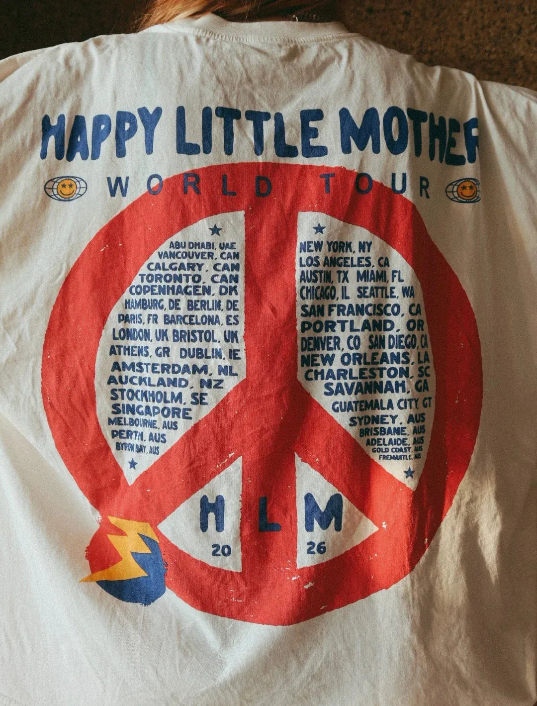 Happy Little Mother Tees HLM World Tour Tee