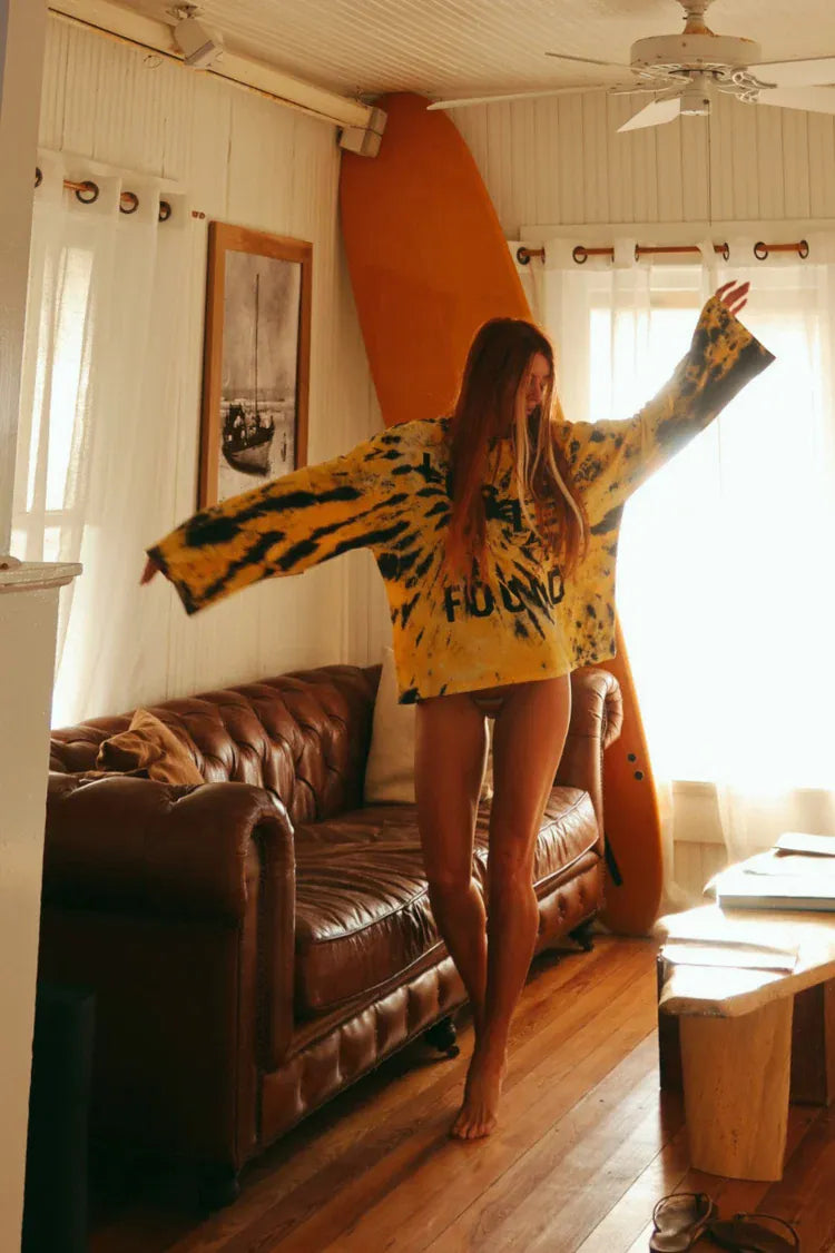 Happy Little Mother Tees Lost & Found Tie Dye Bell Sleeve