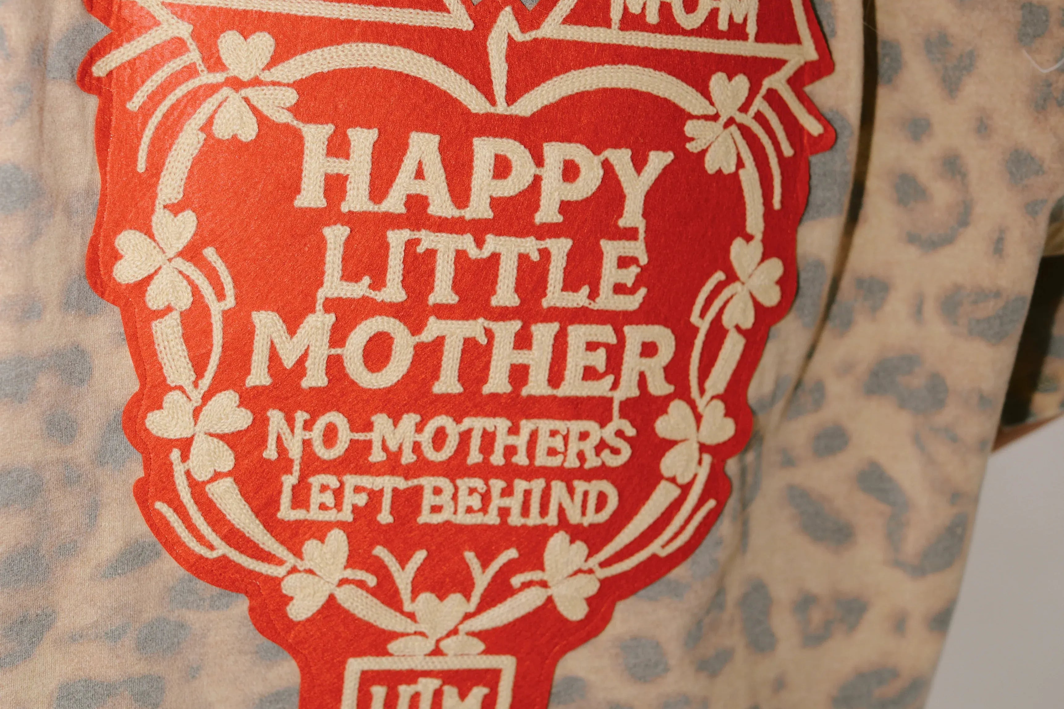 Happy Little Mother Tees Sorry Mom Tee - Leopard