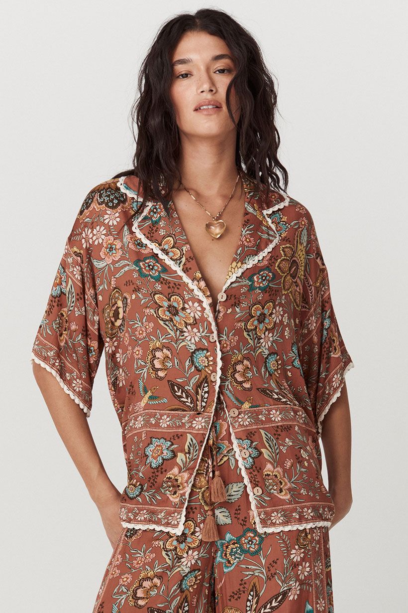 Spell | Mojave Lily Shirt - Amber