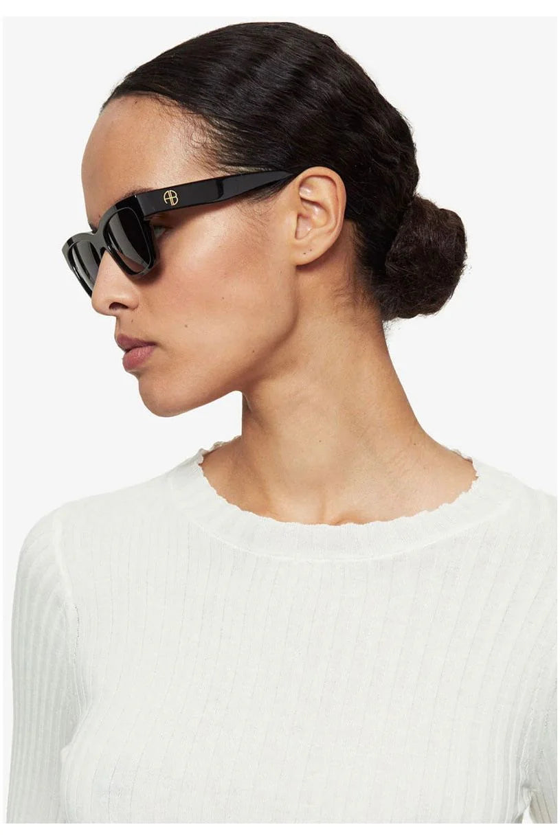 Anine Bing | Daria Sunglasses -  Black