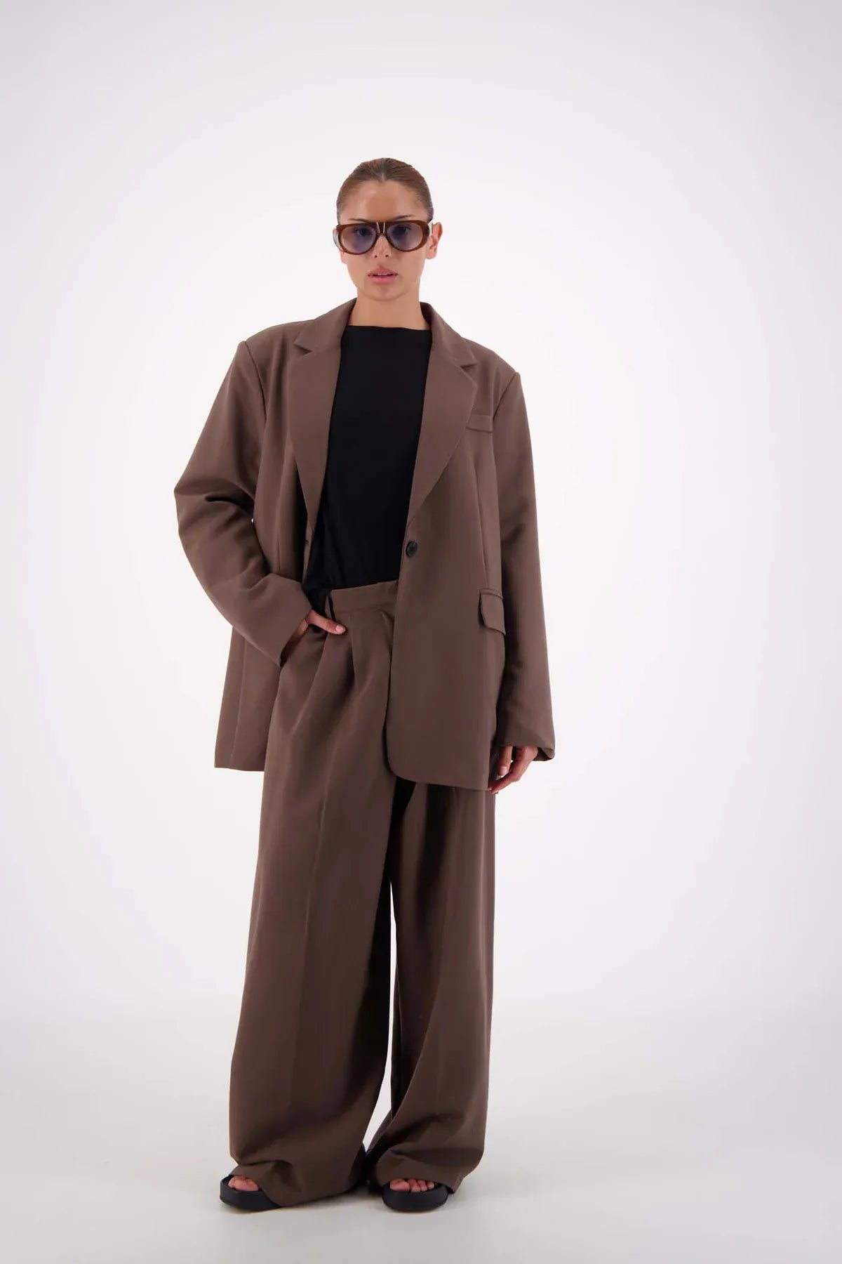 Jasmine Alexa Blazers Sabine Blazer - Taupe