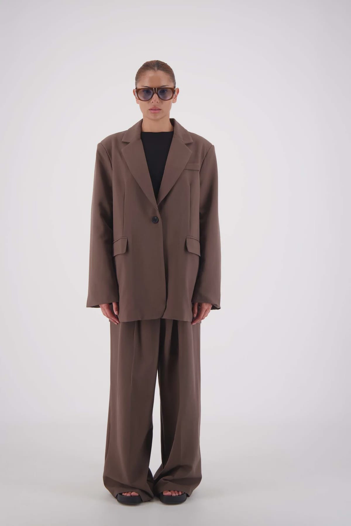 Jasmine Alexa Blazers Sabine Blazer - Taupe