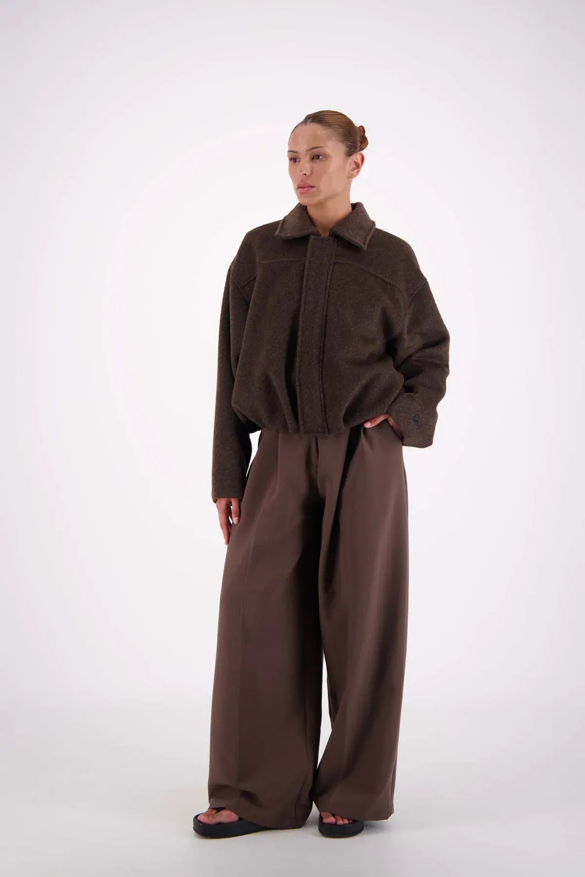 Jasmine Alexa Jackets Bailey Bomber - Brown