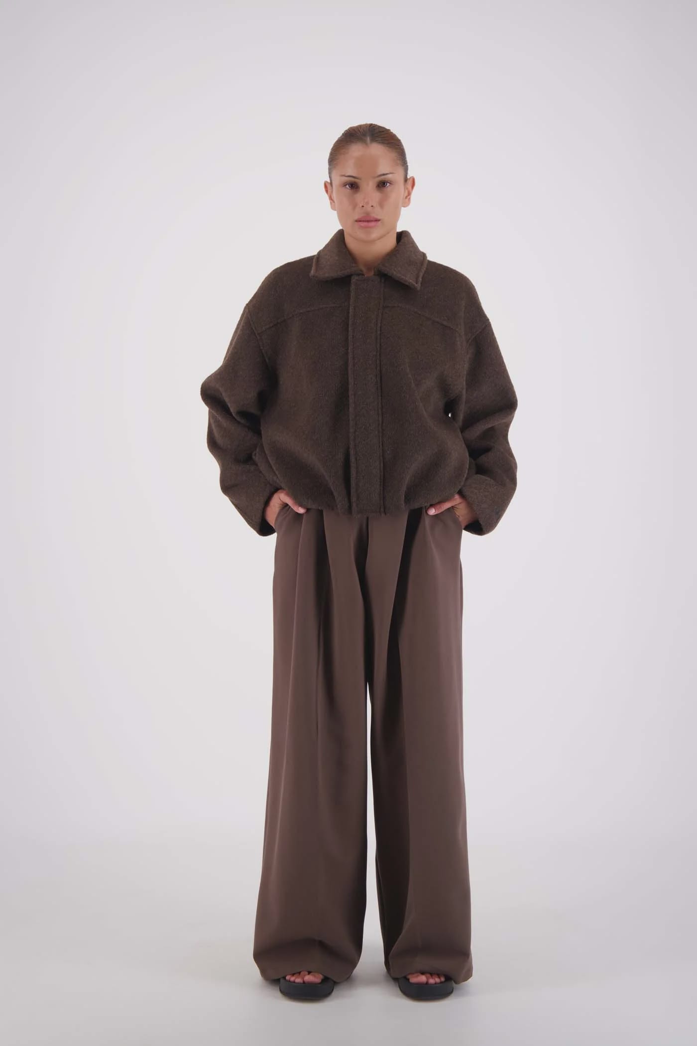 Jasmine Alexa Jackets Bailey Bomber - Brown