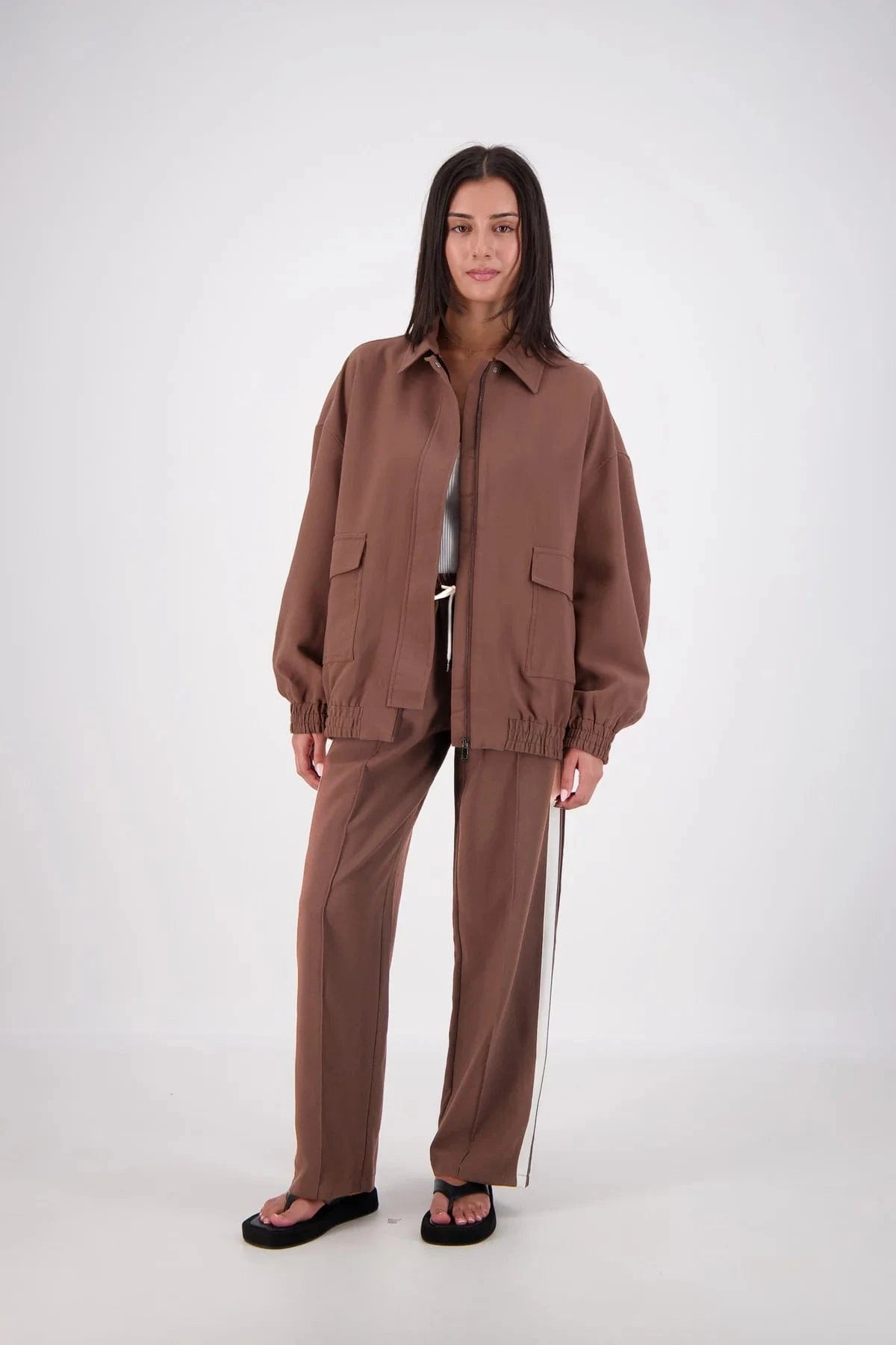 Jasmine Alexa Pants - Casual Jasmine Alexa | Cassis Trouser - Mocha