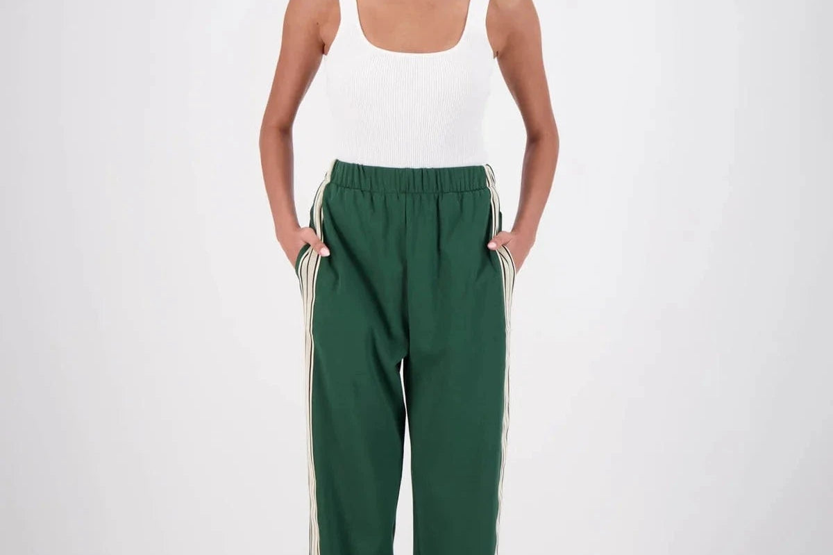 Jasmine Alexa Pants - Casual Jasmine Alexa | Panarea Trackpants - Forest Green