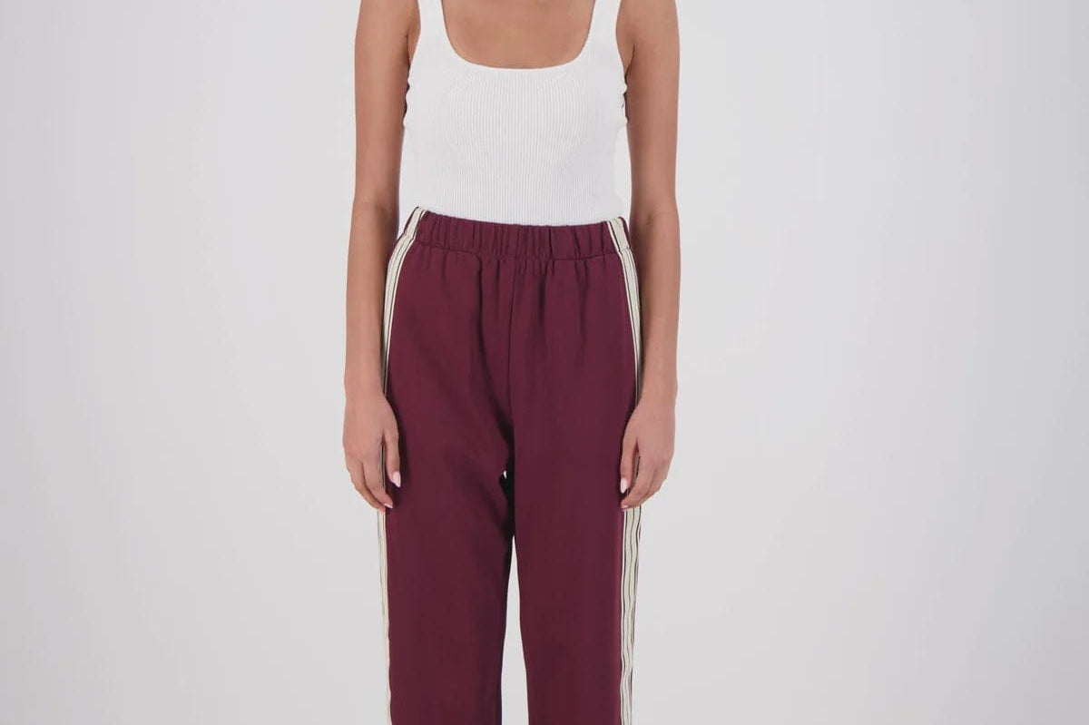 Jasmine Alexa Pants - Casual Jasmine Alexa | Panarea Trackpants - Plum