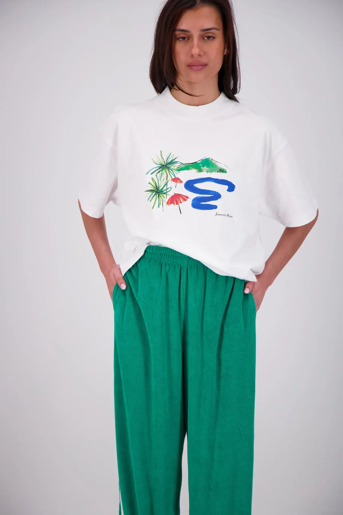 Jasmine Alexa Pants - Casual Kuhio Pants - Green