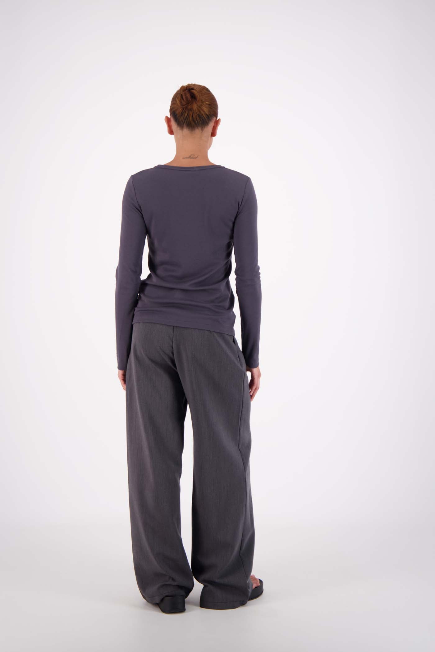 Jasmine Alexa Pants - Tailored Gigi Trouser - Steel Grey