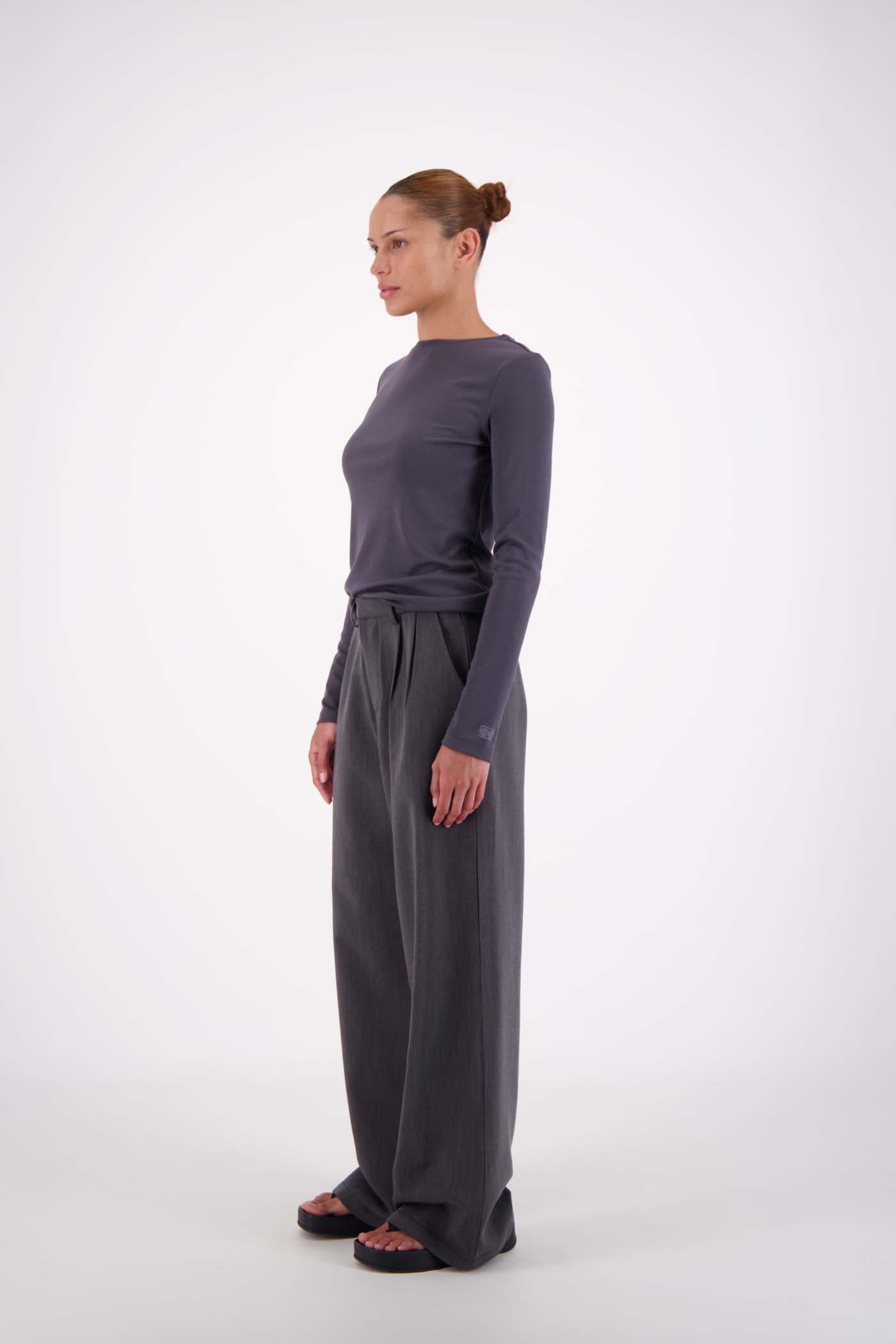 Jasmine Alexa Pants - Tailored Gigi Trouser - Steel Grey