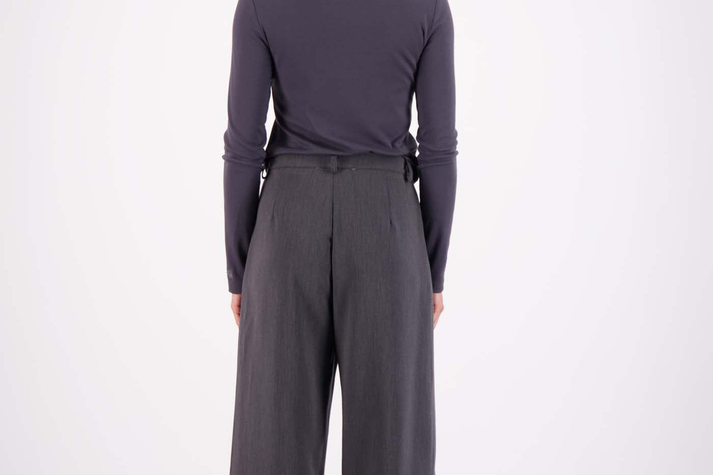 Jasmine Alexa Pants - Tailored Gigi Trouser - Steel Grey