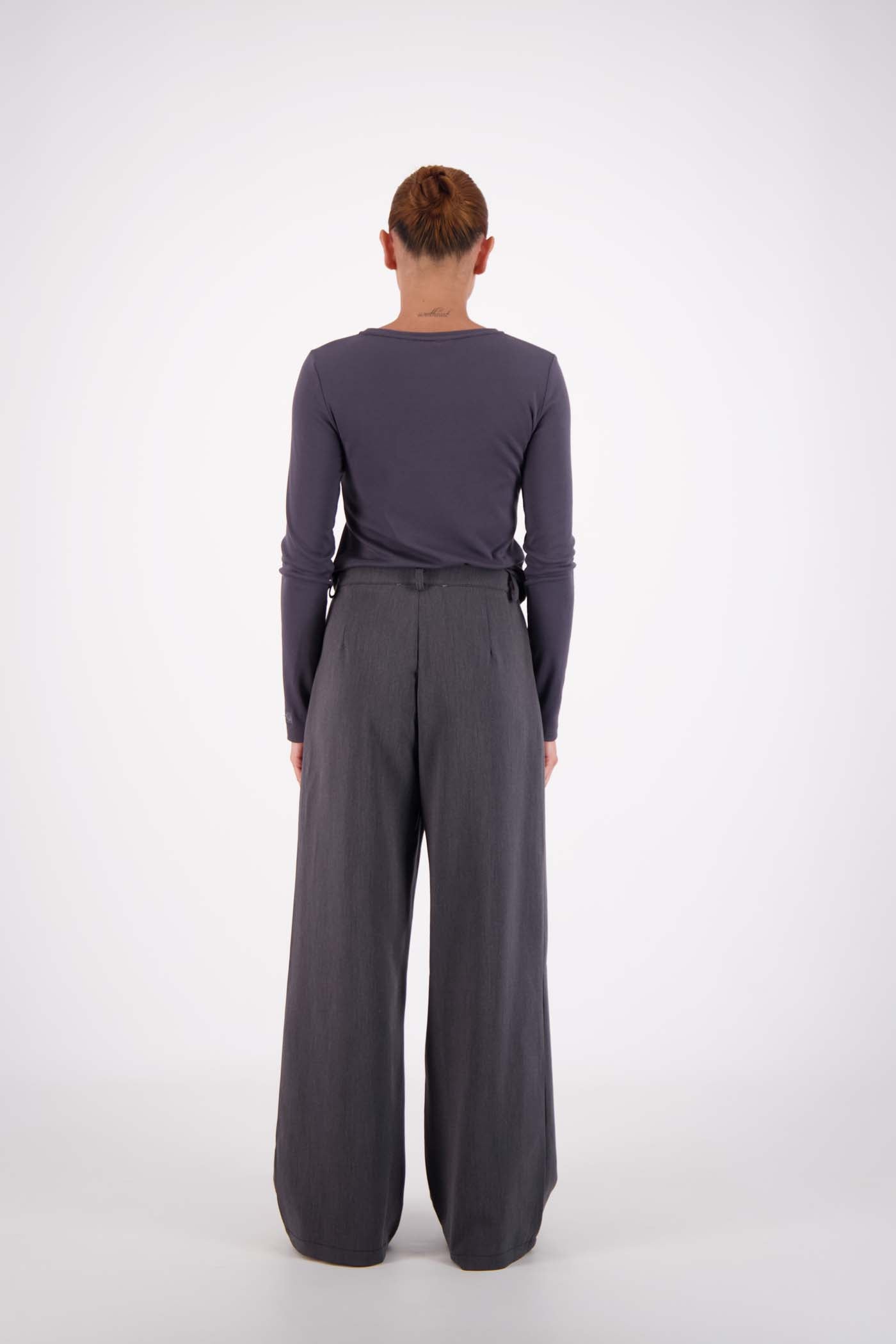 Jasmine Alexa Pants - Tailored Gigi Trouser - Steel Grey