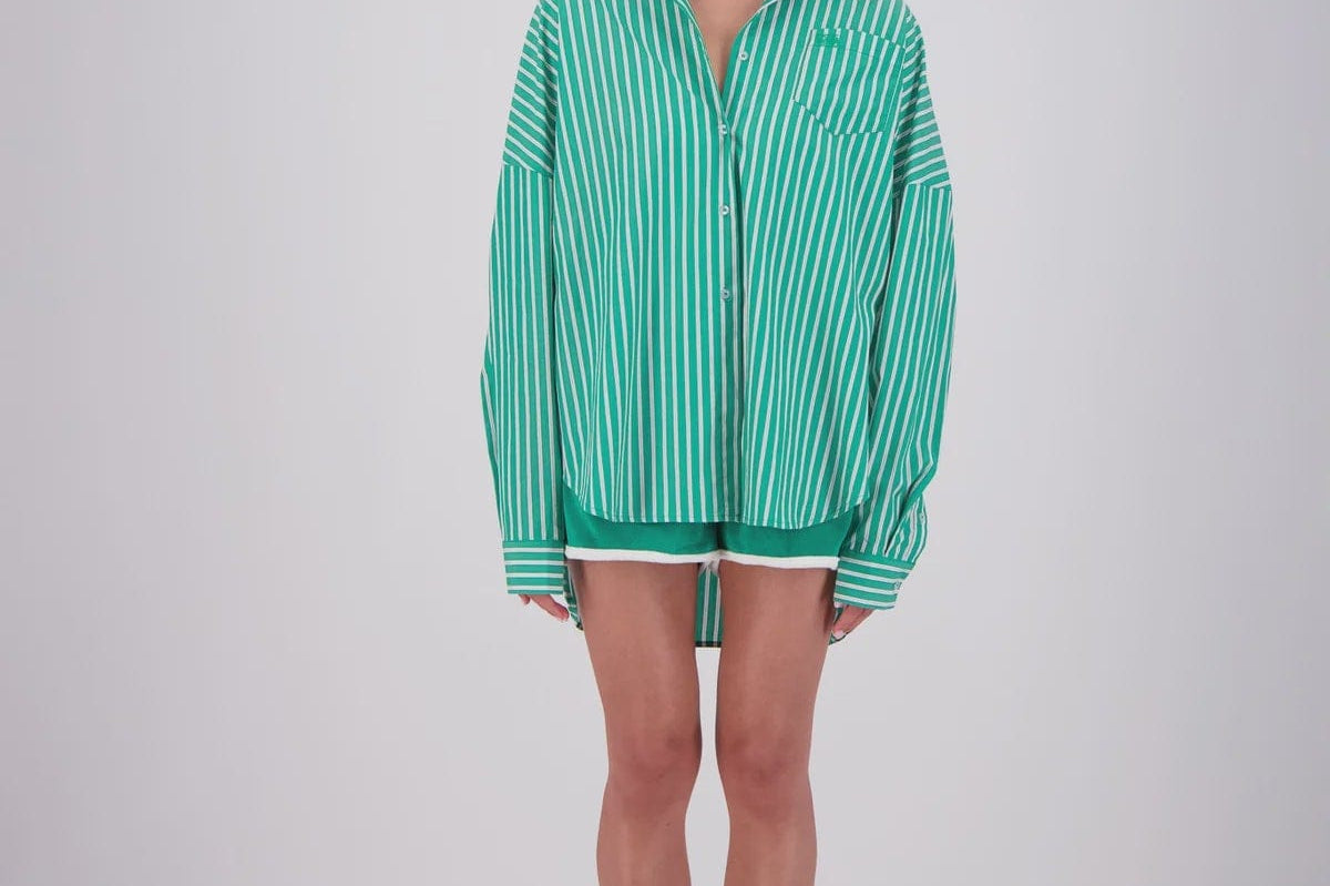 Jasmine Alexa Shirts - Tailored Mahalo Shirt - Green
