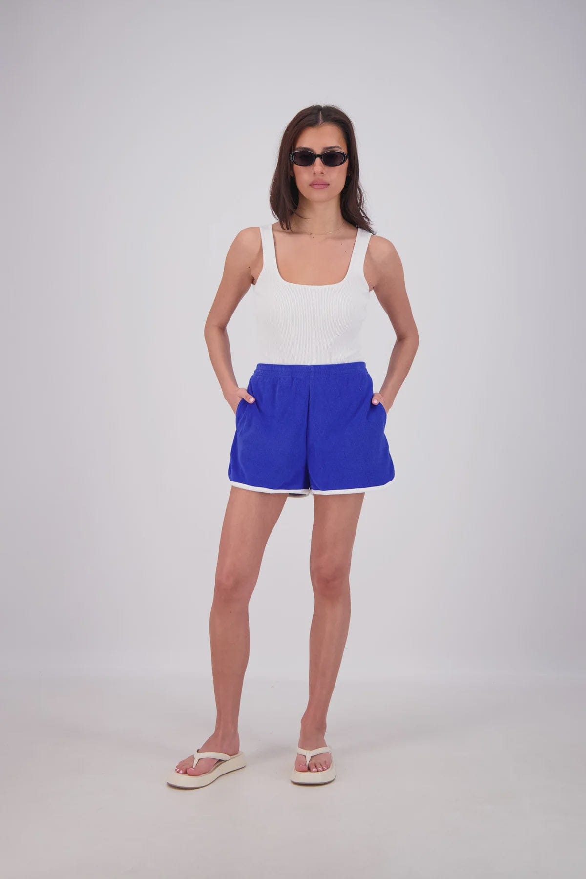 Jasmine Alexa Shorts - Casual Kuhio Shorts - Cobalt Blue