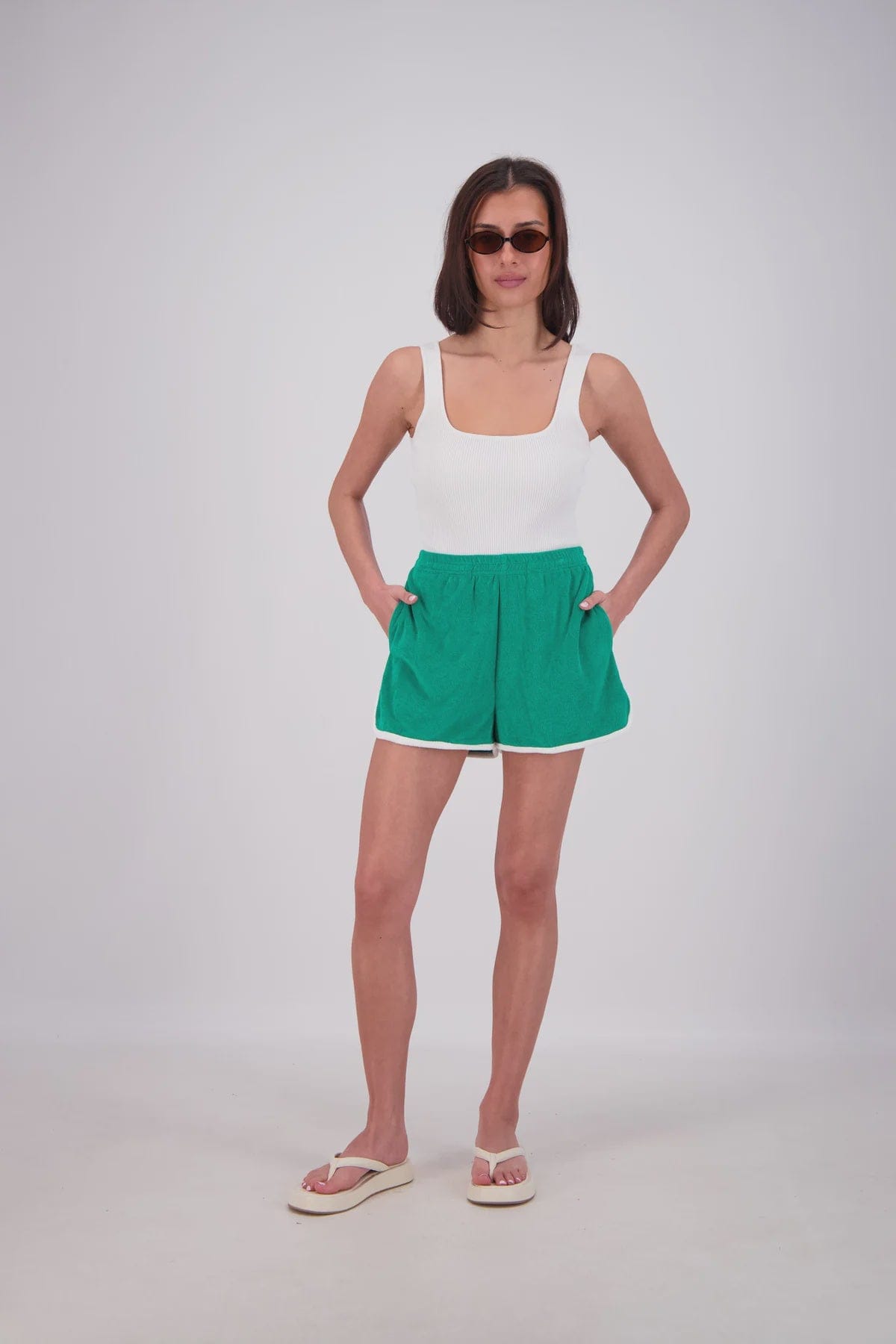 Jasmine Alexa Shorts - Casual Kuhio Shorts - Green