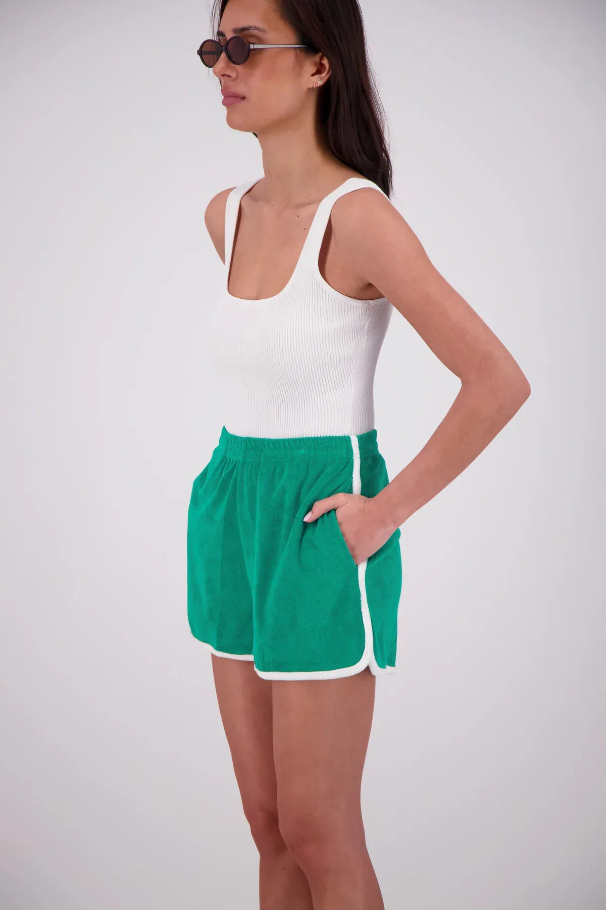 Jasmine Alexa Shorts - Casual Kuhio Shorts - Green