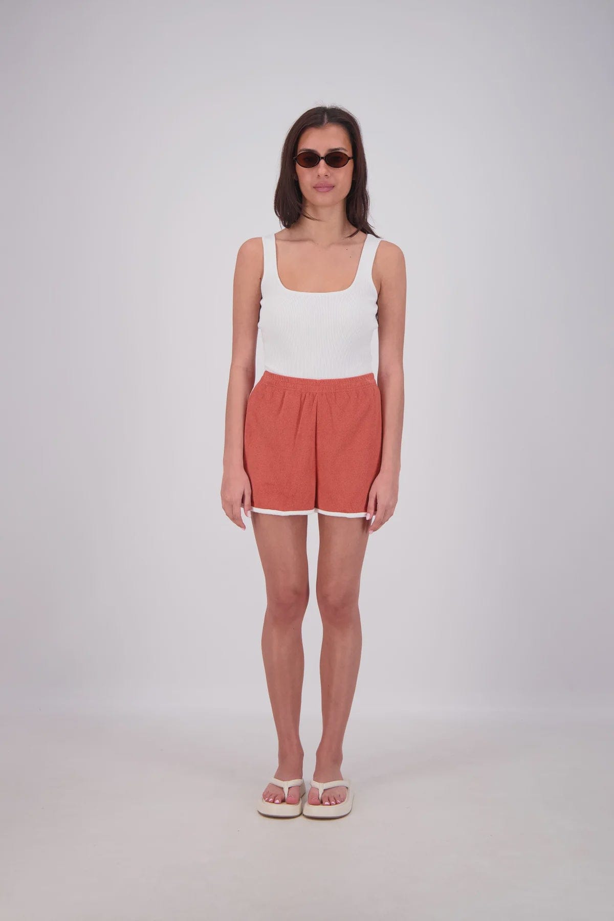 Jasmine Alexa Shorts - Casual Kuhio Shorts - Tobacco