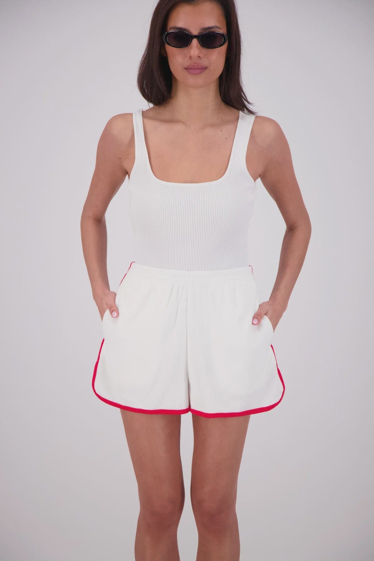 Jasmine Alexa Shorts - Casual Kuhio Shorts - White