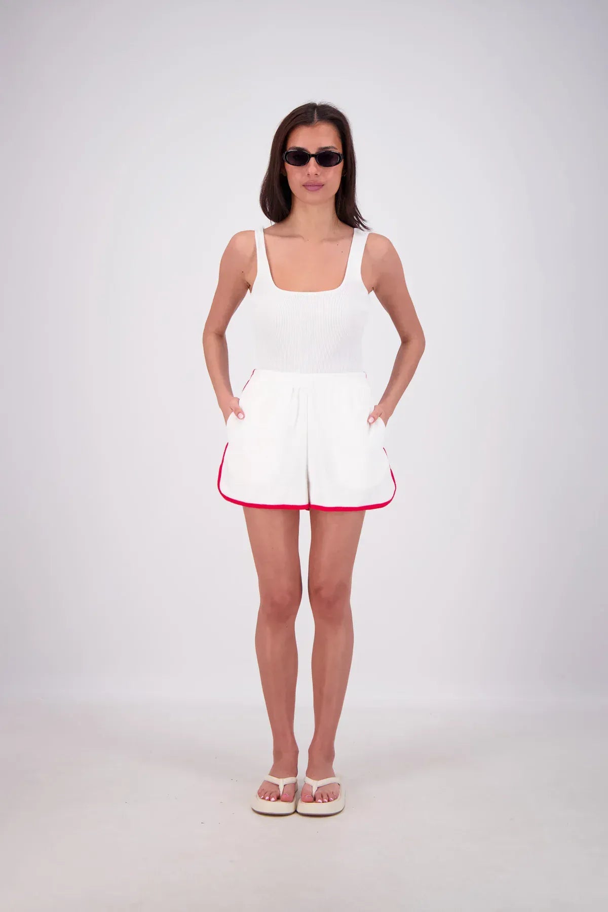 Jasmine Alexa Shorts - Casual Kuhio Shorts - White