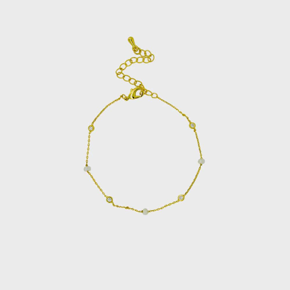 Jolie & Deen Bracelets Jolie & Deen | Nina Bracelet - Pearl