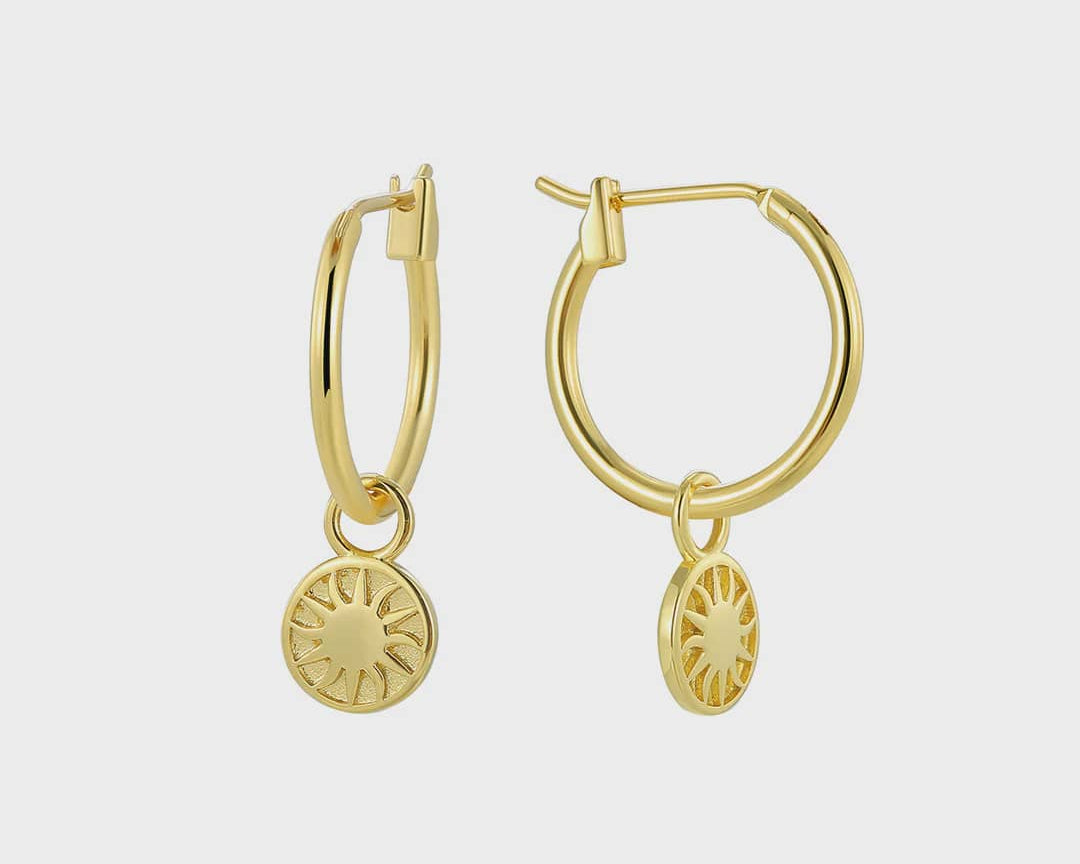Jolie & Deen Earrings Alla Sleepers- Gold