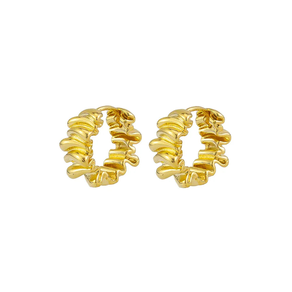 Jolie & Deen Earrings April Hoops - Gold
