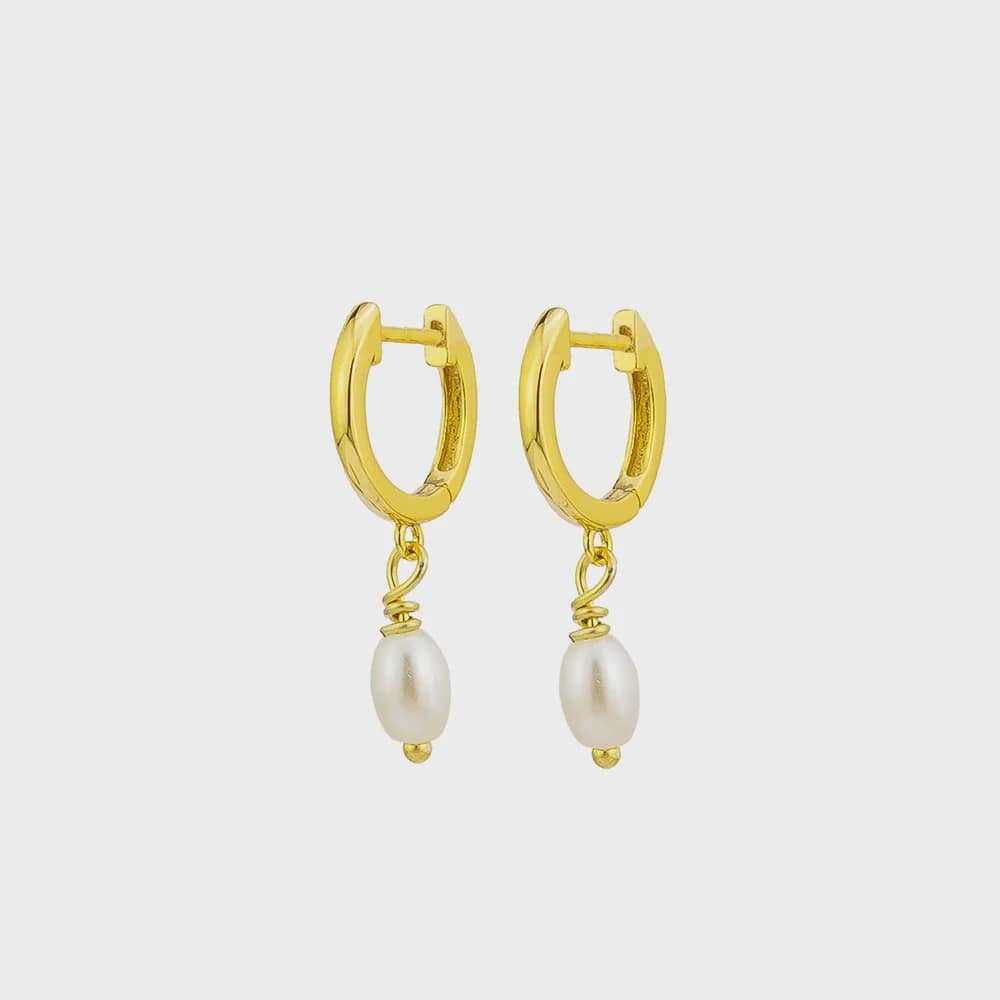 Jolie & Deen Earrings Audrey Sleepers - Gold