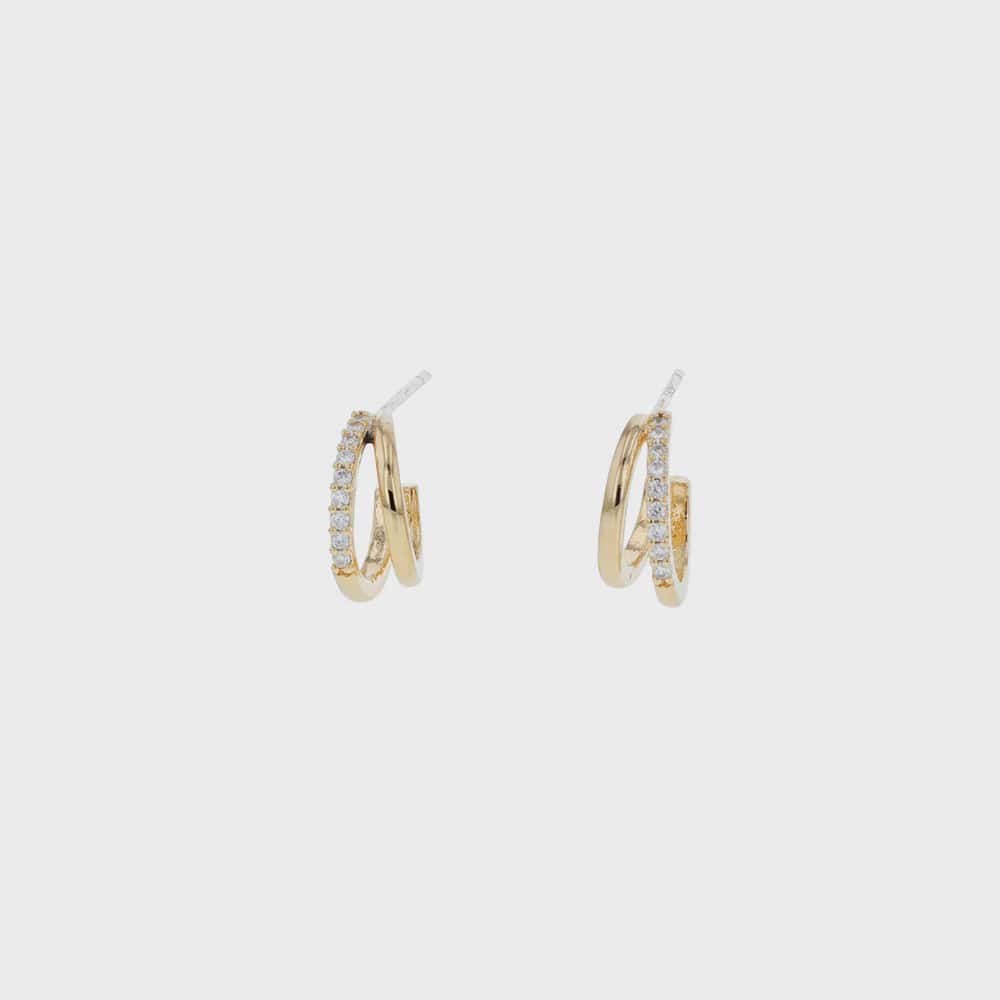 Jolie & Deen Earrings Carla Sleeper - Gold