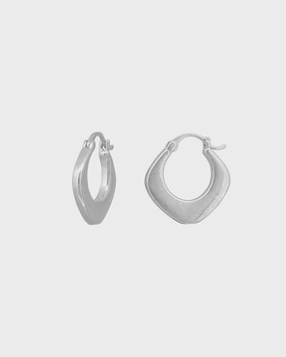 Jolie & Deen Earrings Ella Hoops - Silver