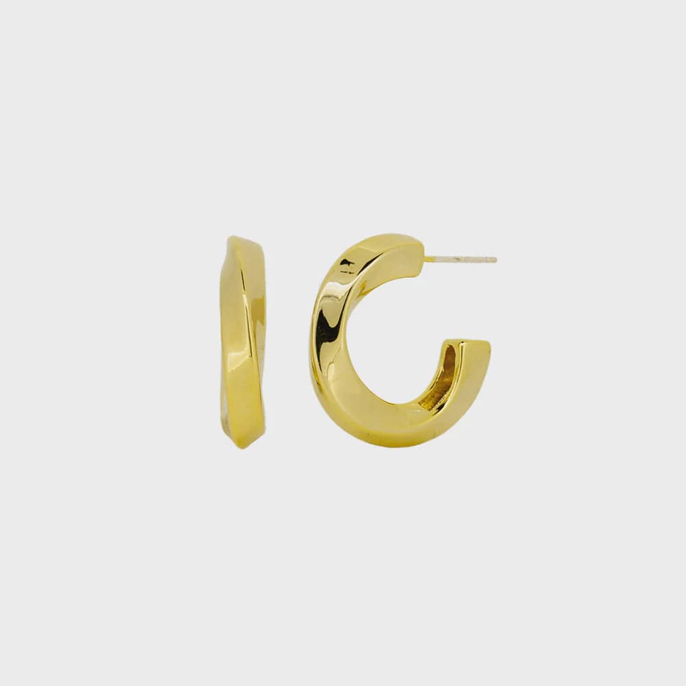 Jolie & Deen Earrings Jolie & Deen | Adele Hoops - Gold