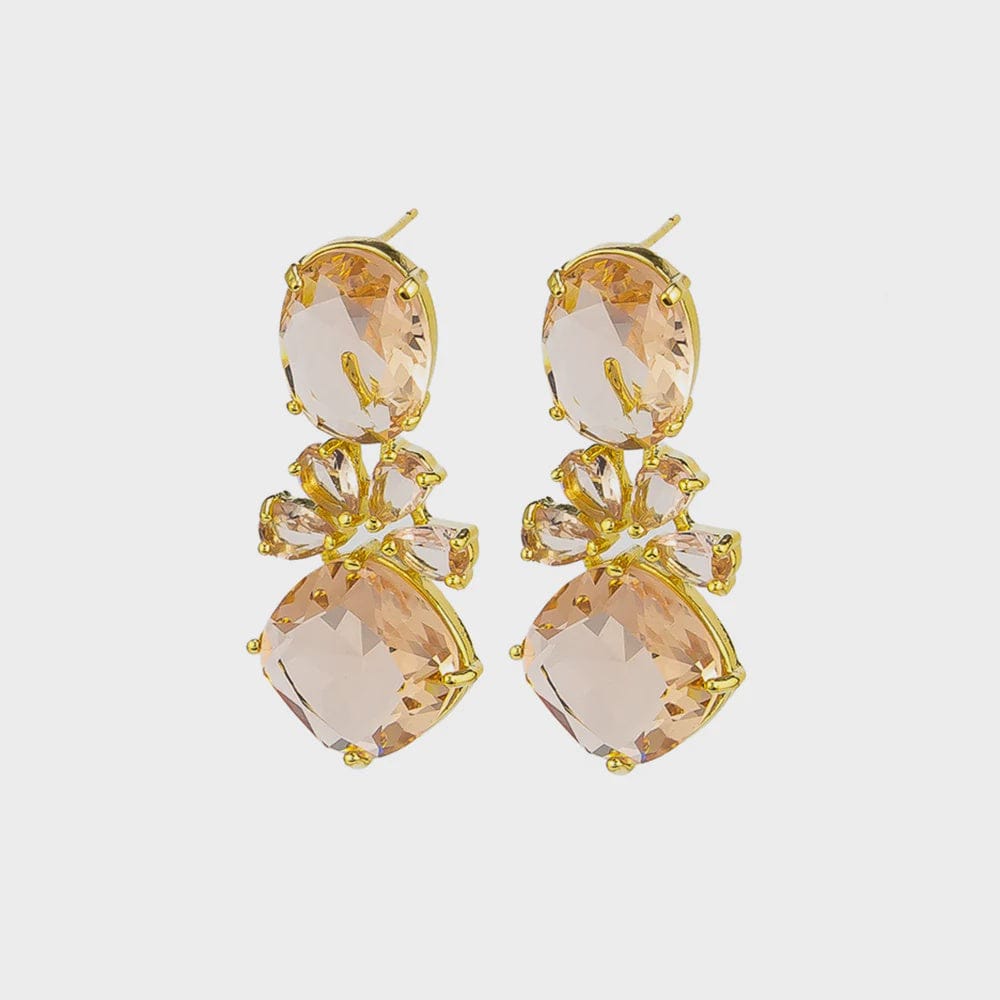 Jolie & Deen Earrings Jolie & Deen | Allison Earrings - Peach