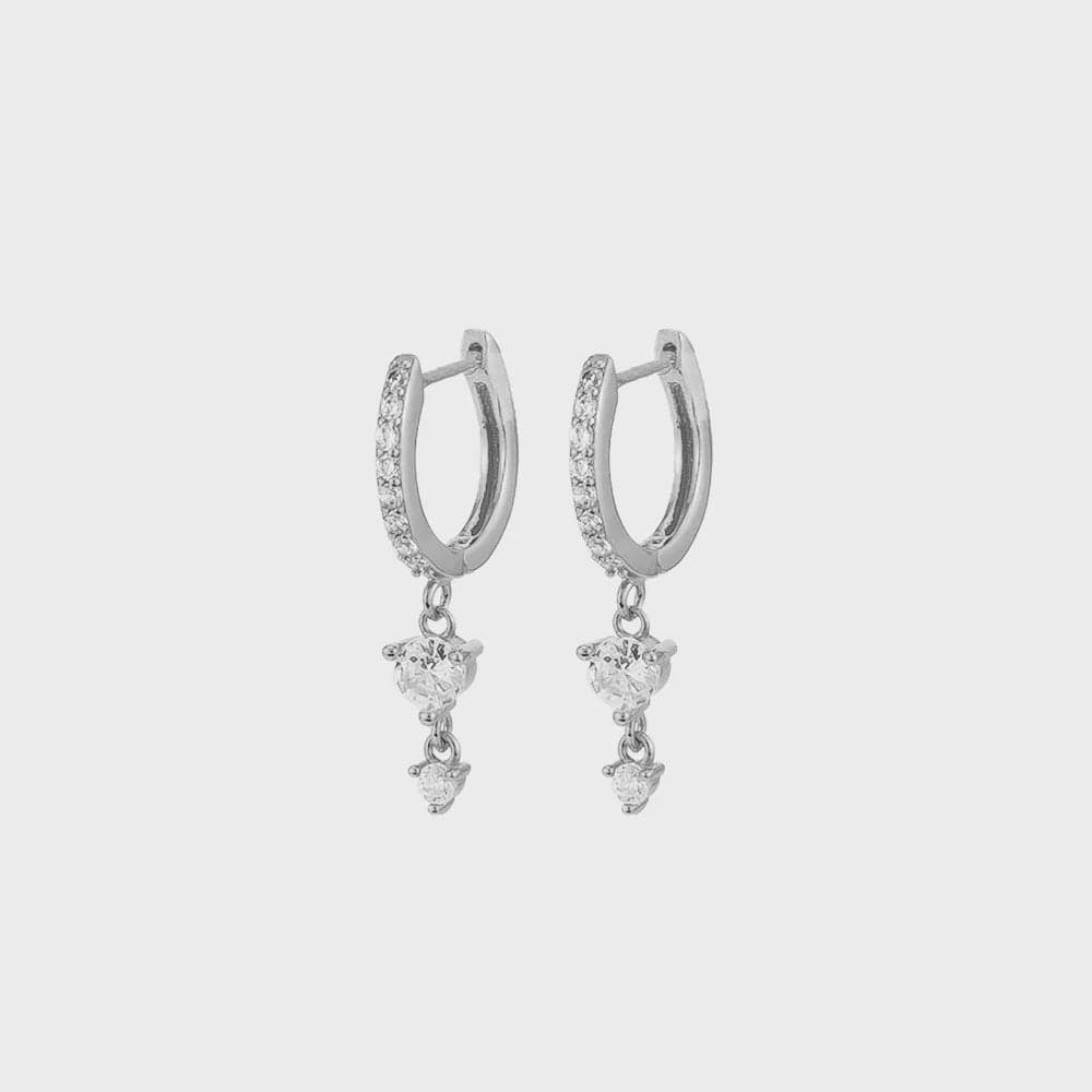 Jolie & Deen Earrings Jolie & Deen | Ally Sleepers - Silver