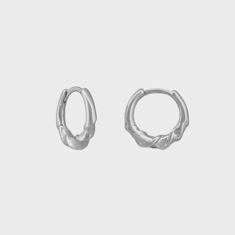 Jolie & Deen Earrings Jolie & Deen | Alora Sleepers - Silver