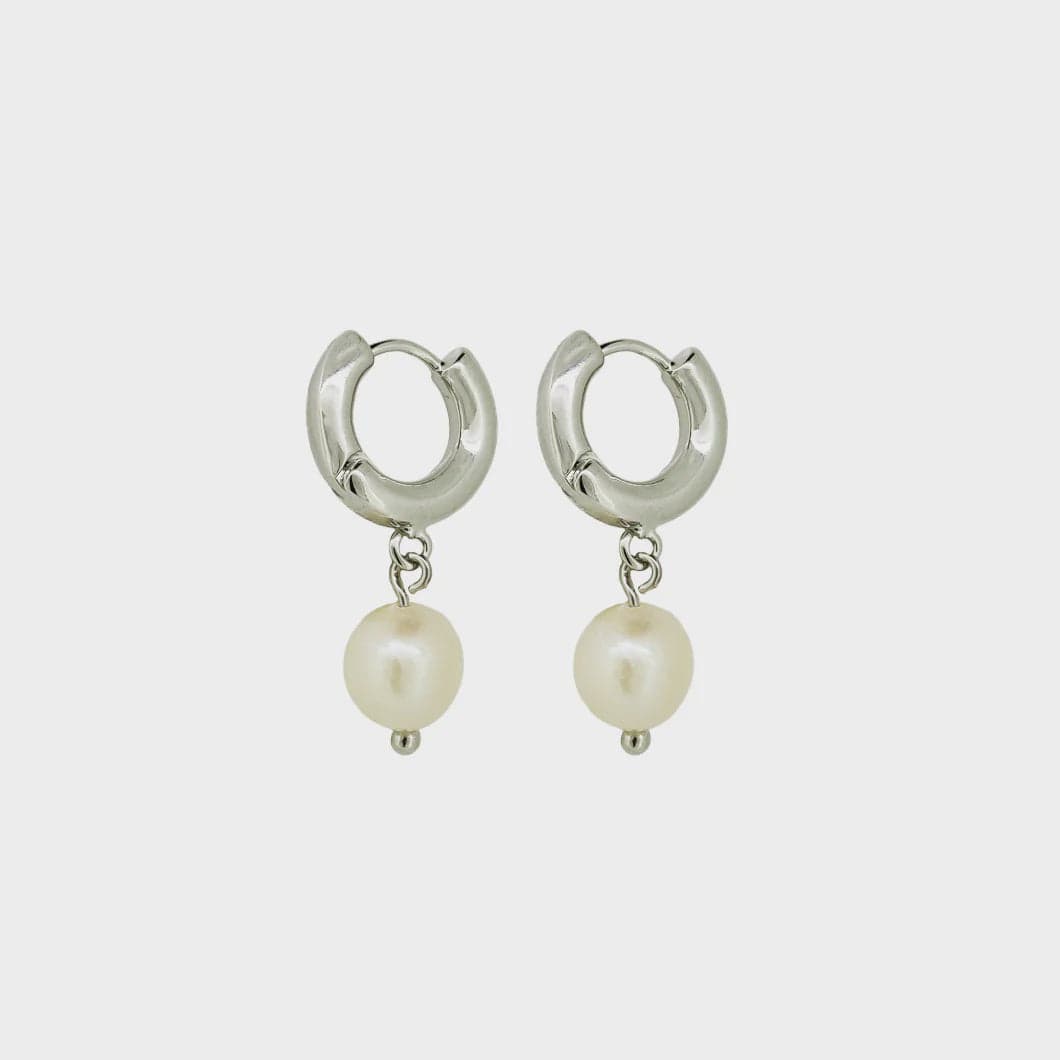 Jolie & Deen Earrings Jolie & Deen | Bethany Sleepers - Silver