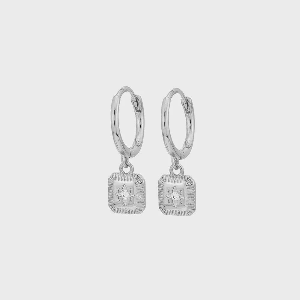 Jolie & Deen Earrings Jolie & Deen | Kris Sleepers - Silver
