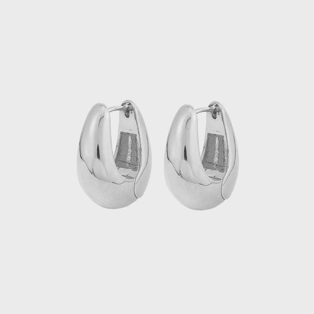 Jolie & Deen Earrings Jolie & Deen | Odessa Hoops - Silver