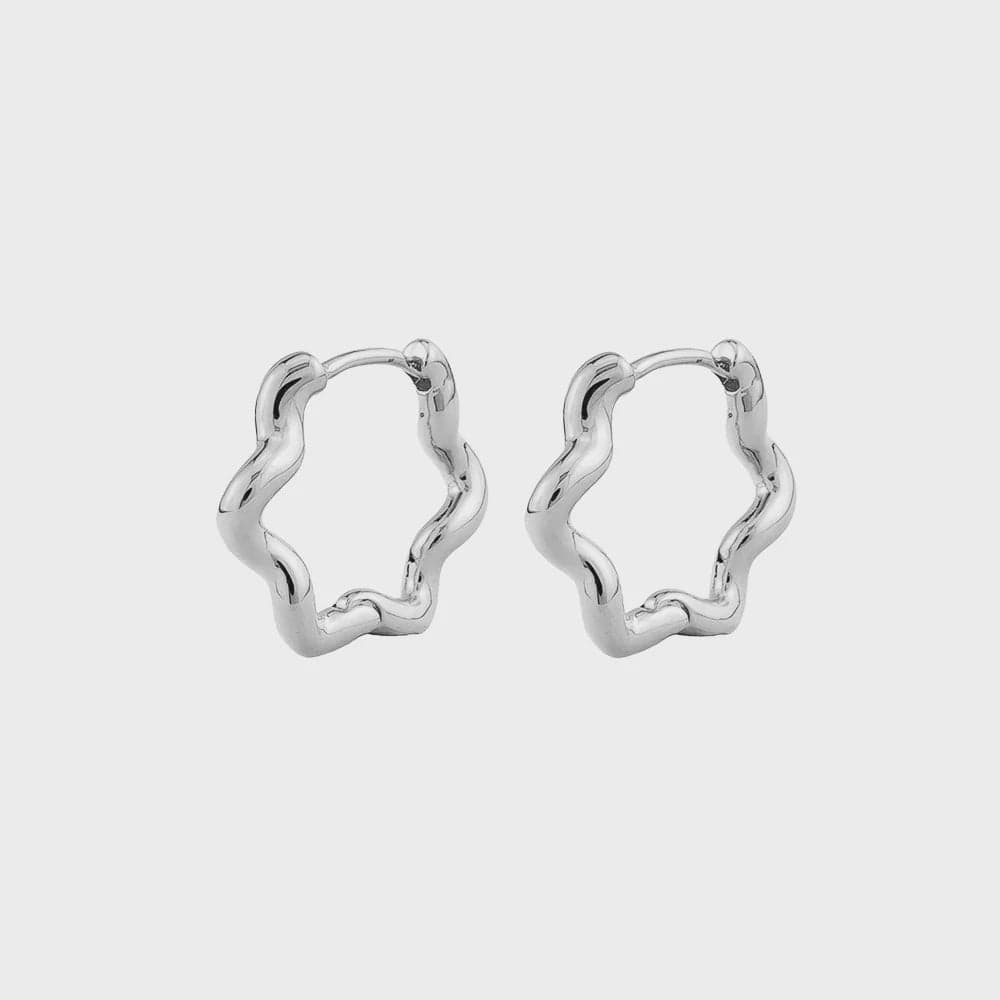 Jolie & Deen Earrings Jolie & Deen | Rebecca Sleepers - Silver