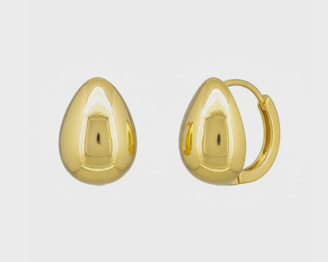 Jolie & Deen Earrings Lucia Hoops - Gold