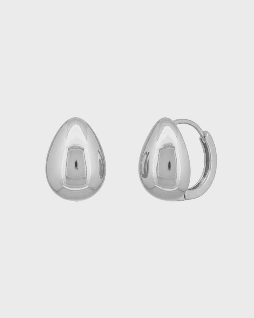 Jolie & Deen Earrings Lucia Hoops - Silver