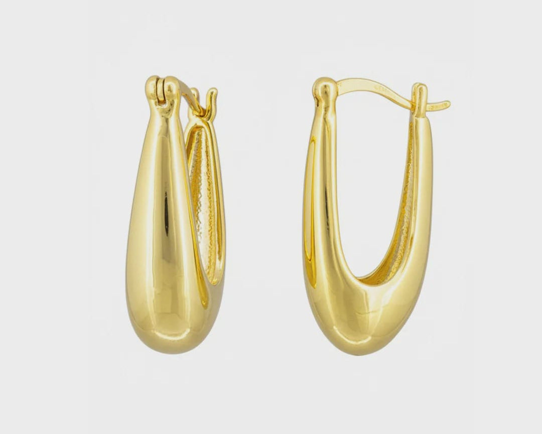 Jolie & Deen Earrings Sasha Hoops - Gold