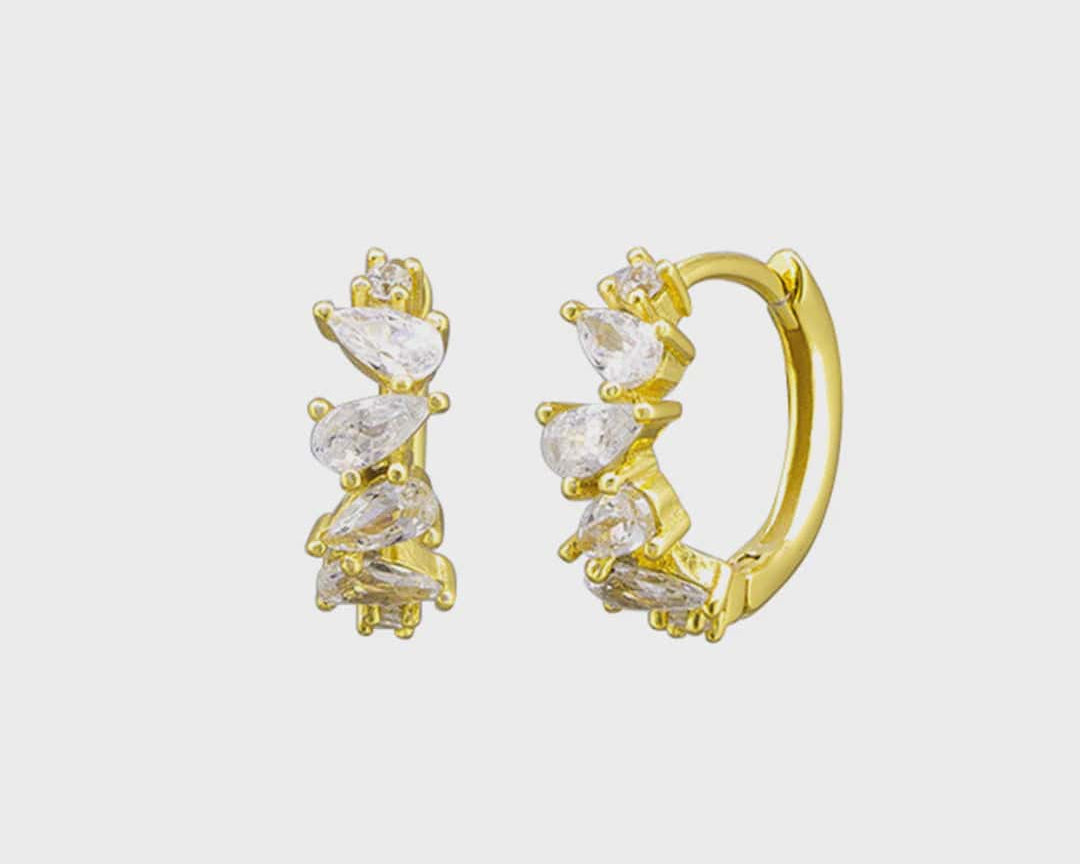 Jolie & Deen Earrings Yara Sleepers - Gold