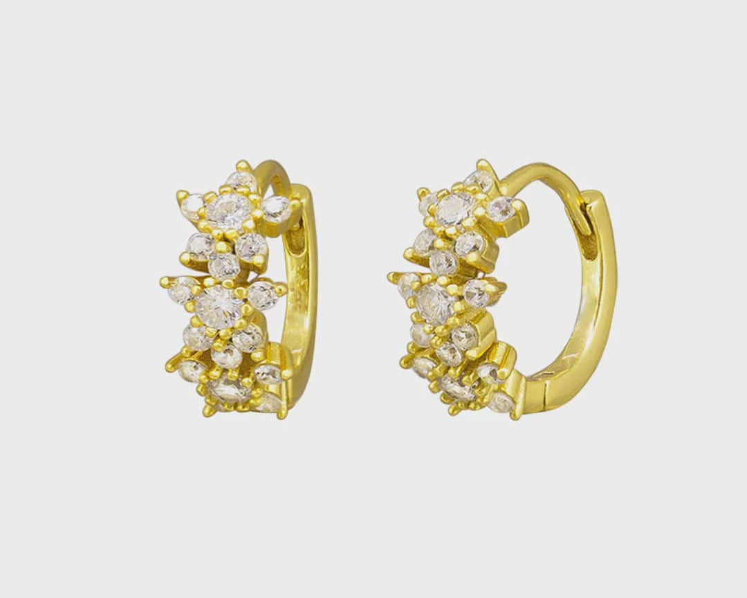 Jolie & Deen Earrings Yelena Sleepers - Gold