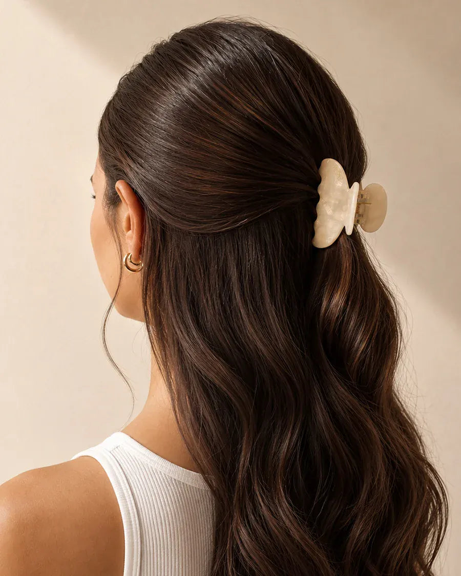 Jolie & Deen Kate Hair Clip - Cream