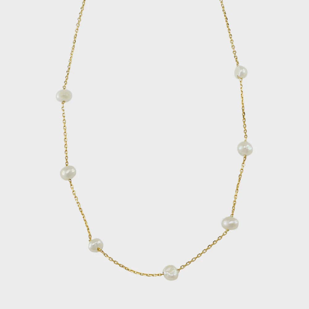 Jolie & Deen Necklaces Jolie & Deen | Freshwater Pearl Necklace - Gold