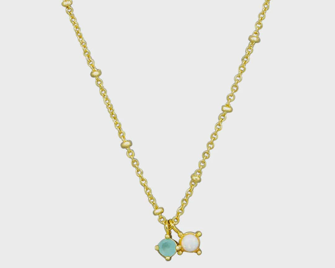 Jolie & Deen Necklaces Louise Necklace - Green